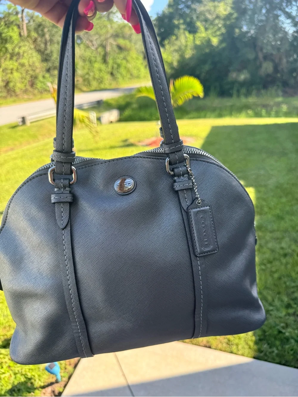 Coach Peyton Cora Dome Satchel